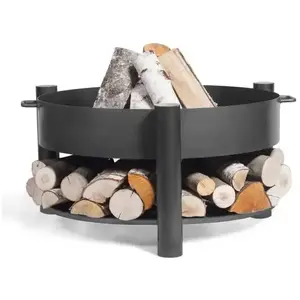 Comparateur de prix : Cookking - Bol à feu montana, 80cm de diamètre, acier, avec rangement 111248