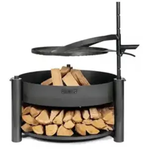 Comparateur de prix : Cook King Brasero de jardin SOLAFA 80cm avec grille en acier 60 cm-88-88