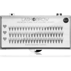 Lash Brow Premium Flare Silk Lashes faux-cils Extra Volume 1 pcs pas cher