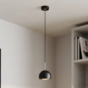 Luminex Suspension COOL, noir, Ø 15 cm, métal pas cher