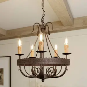 Luminex Lustre Loara, à 5 lampes pas cher