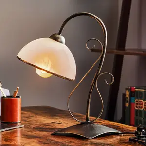 Luminex Lampe à poser Antica de style rustique, à 1 lampe pas cher