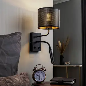 Comparateur de prix : Luminex Applique Jovin, à une lampe avec spot noir/doré