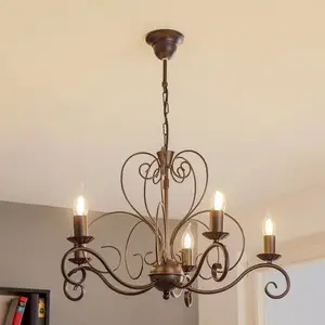 Luminex Lustre Mauro, à 5 lampes pas cher