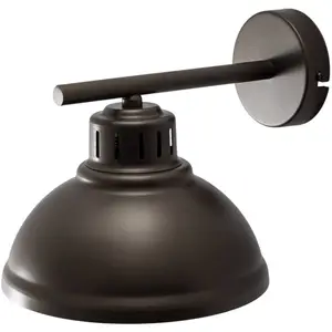 Comparateur de prix : Luminex Applique murale Sven, titane-doré, Ø 21 cm, acier