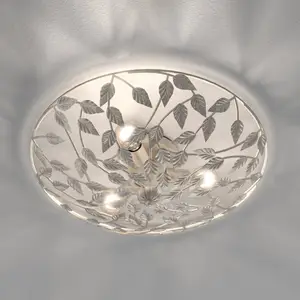 Luminex Plafonnier Arion, crème/or patiné, Ø 63 cm, acierVendu parluminaire