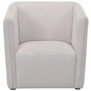 Fauteuil fixe BENT EW coloris écru pas cher