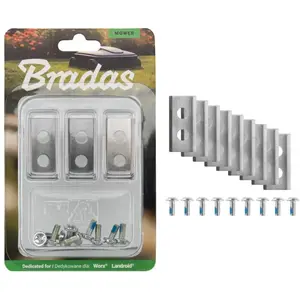 BRADAS Nuits pour tondeuse robot WORX/Landroid, 9 pièces, design neutre, haut... pas cher