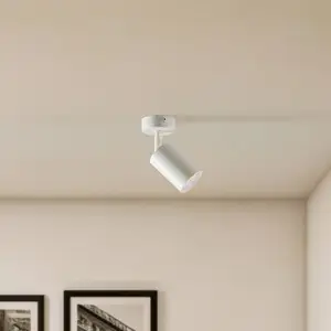 SIGMA Spot pour plafond Zoom, à 1 lampe, blanc