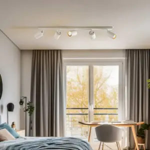 Comparateur de prix : SIGMA Spot pour plafond Zoom, à 5 lampes, blanc