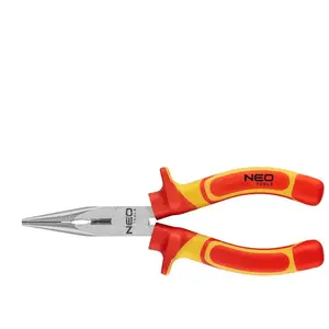 Neo Tools Pince à becs longs droits isolée NEO TOOLS 01-223 100V 160mm