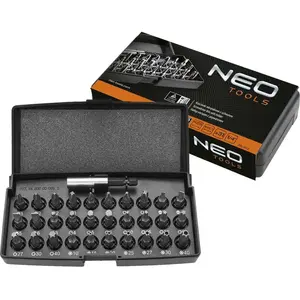 Comparateur de prix : Coffret embouts de vissage 31 pièces NEO TOOLS 06-103