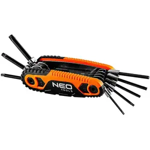 Comparateur de prix : Jeu de 8 clés mâles Torx sur monture NEO TOOLS 09-573