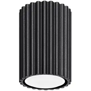 Comparateur de prix : Plafonnier Karbon aluminium 1xGU10 6.5cm Sollux