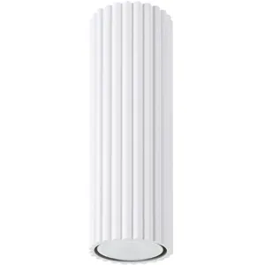 Plafonnier Karbon aluminium 1xGU10 6.5cm Sollux pas cher