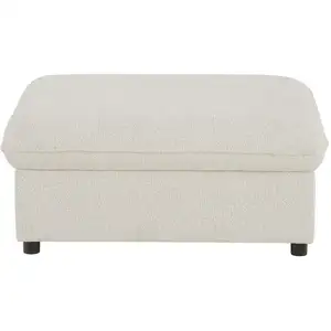 Pouf LOMOCO COTTAGE coloris écru pas cher