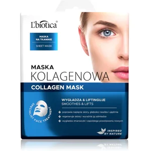 Comparateur de prix : L’biotica Masks Collagen Platinium masque tissu au collagène 23 ml
