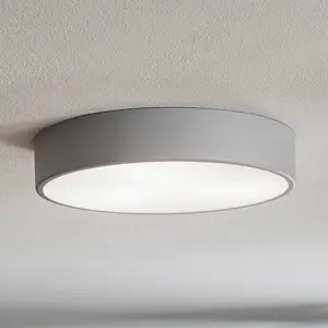 TEMAR LIGHTING Plafonnier Cleo 400, Ø 40 cm gris pas cher