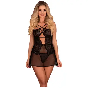 Comparateur de prix : Livia Corsetti Fashion Nuisette Baririn Rissarin Collection Noire