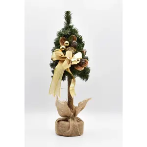 Pinus Sapin décoré, petit arbre de Noël artificiel avec bijoux pas cher