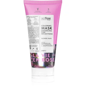 so!flow Toning Hair Mask Intense Bonding Color Mask teinte Pink 200 ml pas cher