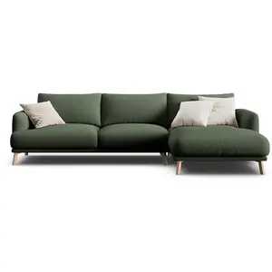 CXL by Christian Lacroix - Canapé D'Angle Droit Margot 4 Places vert m... pas cher