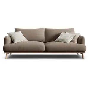 CXL by Christian Lacroix - Canapé Margot 3 Places cappuccino - 200x95x75 cm OS pas cher