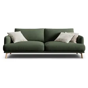 CXL by Christian Lacroix - Canapé Margot 3 Places vert mousse - 200x95x75 cm OS pas cher