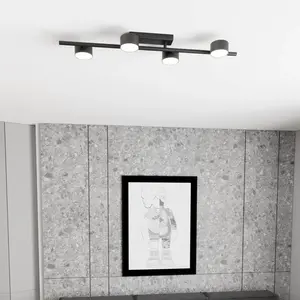 Comparateur de prix : Plafonnier à 4 ampoules Emibig Lighting Bet 12 W