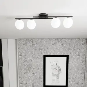 Comparateur de prix : Plafonnier à 4 ampoules Emibig Lighting Kairo 10 W