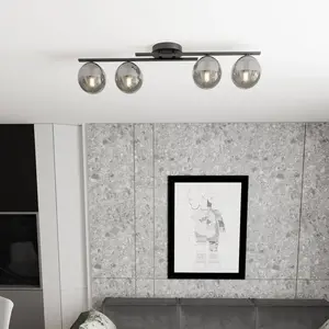 Comparateur de prix : Plafonnier à 4 ampoules Emibig Lighting Kairo 10 W