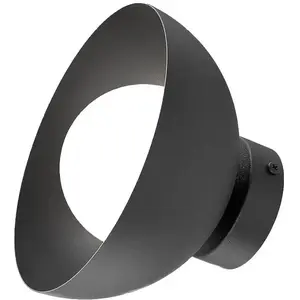 EMIBIG LIGHTING Applique murale Bibi K1, noir, acier/verre, Ø 18 cm pas cher