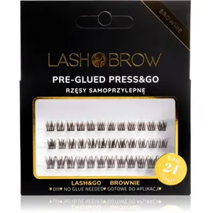 Lash Brow Press&Go Self-Adhesive Eyelashes grappes de faux-cils auto-a... pas cher