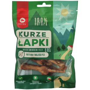 5 friandises (75g) Maced Natural Pieds de poulet pour chien pas cher