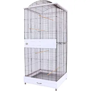 Volière Skyline Loretto XL pour perruche et canari L 78 x l 75 x H 175 cmVendu parzooplus
