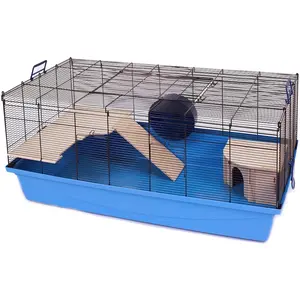 Cage Skyline Barney pour rongeur - bleu clair : L 100 x l 56 x H 46 cmVendu parzooplus