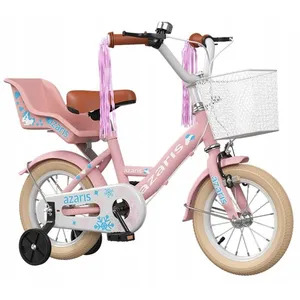 PANIER DE PORTE-VÉLOS ROSE POUR VÉLO FILLE 12 POUCES