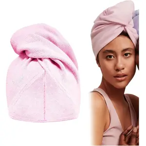 GLOV - Hair Wrap pink Serviettes de bain 1 pieces unisex pas cher