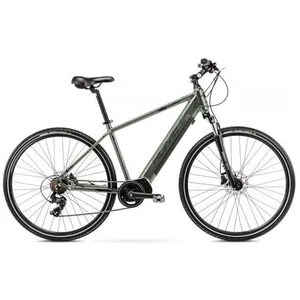 Velo vtc electrique 28  homme   romet   orkan 1 moteur central   vert pas cher