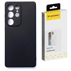 Wozinsky Soft Case for Samsung Galaxy S25+ - Black (Samsung Galaxy S25+), Coque pour téléphone portable, Noir pas cher