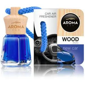Désodorisant Voiture Aroma Wood Bottle Senteur New Car 4ml pas cher