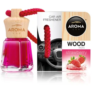 Désodorisant Voiture Aroma Wood Bottle Senteur Fraise 4mlVendu parnorauto