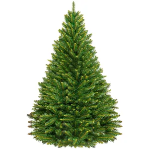 SPRINGOS Sapin  artificiel avec pied 220 cm épicéa du caucase pas cher