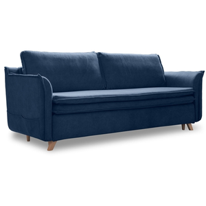 MIUFORM Charming Charlie canapé convertible slim, bleu marine 1318VR11 pas cher