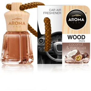 Désodorisant Voiture Aroma Car Wood Bottle Coconut & Maracuja 4ml pas cher
