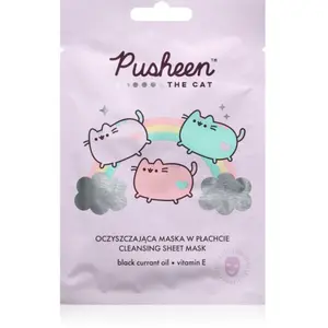 Masque en feuille nettoyant 17g Pusheen pas cher