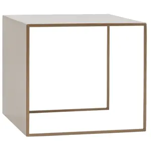 Table basse carré en métal gold 2 Wall - Custom Form pas cher