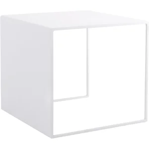 Table basse carré en métal blanc 2 Wall - Custom Form pas cher