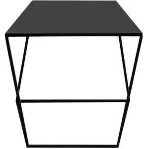 Table basse carrée en métal noir Zak - Custom Form