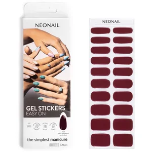 NEONAIL Easy On Gel Stickers Autocollants pour ongles teinte M05 20 pc...